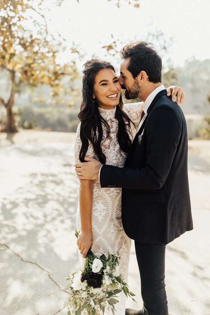 Casual Hollywood Wedding at Rock and Roll Cabin | Junebug Weddings