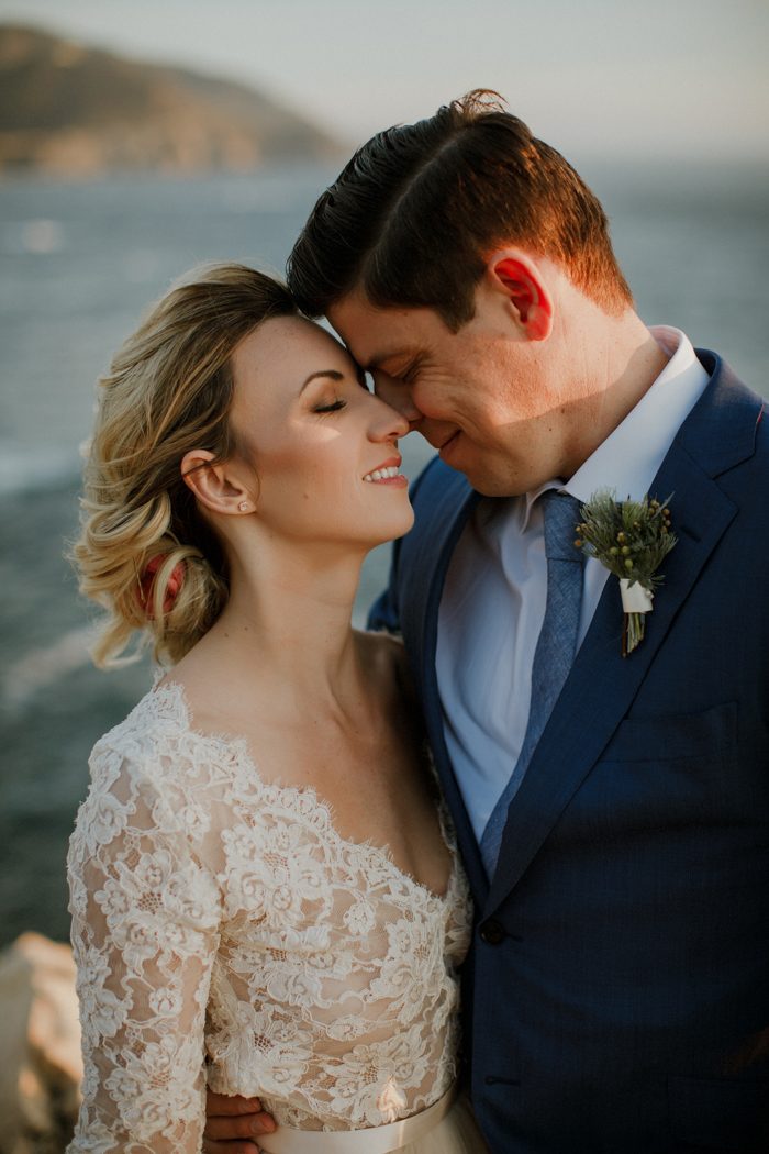 This Couple Lucked Out with the Dreamiest Light During Their Big Sur  Elopement