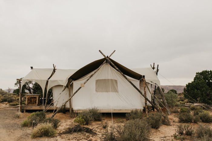 Glamping Wedding at Moab Under Canvas