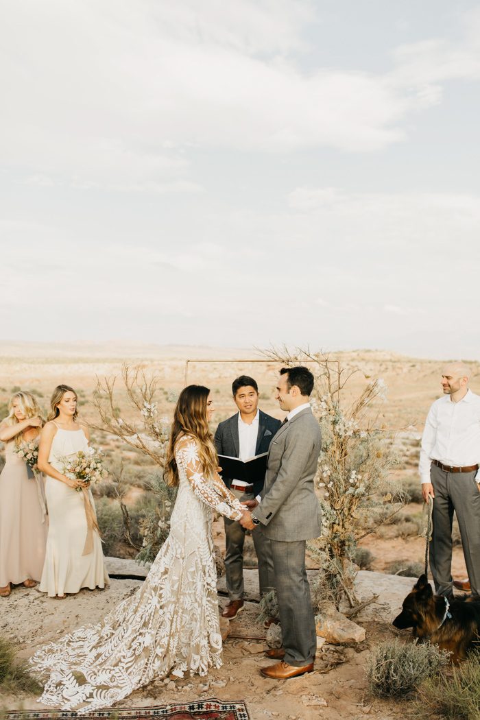 Intimate Southwestern Desert Wedding at Moab Under Canvas