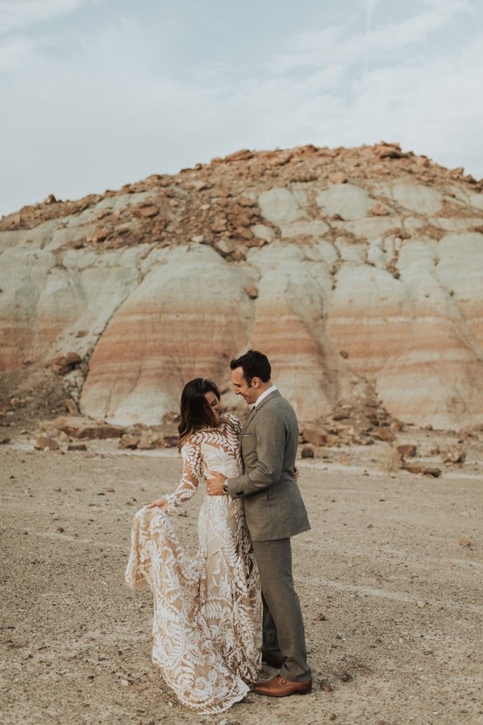 Intimate Southwestern Desert Wedding at Moab Under Canvas Junebug