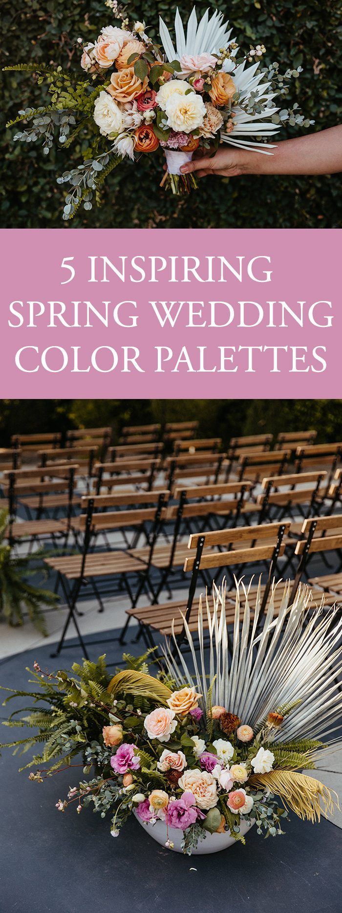 spring wedding colors palettes ideas