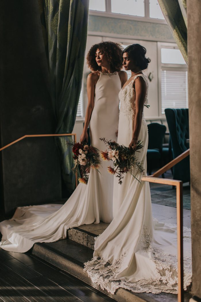 This Art Nouveau Bridal Inspiration Shoot at The Dorian is Styling