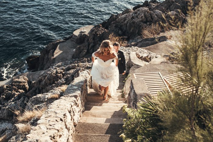 This Gown Designer and Her Groom Tied the Knot at Casa Privata on the ...