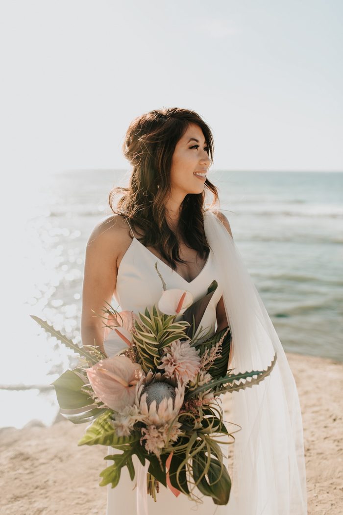 This Wedding at The Pearl Hotel Blends Mid-Century Style with Hawaiian ...