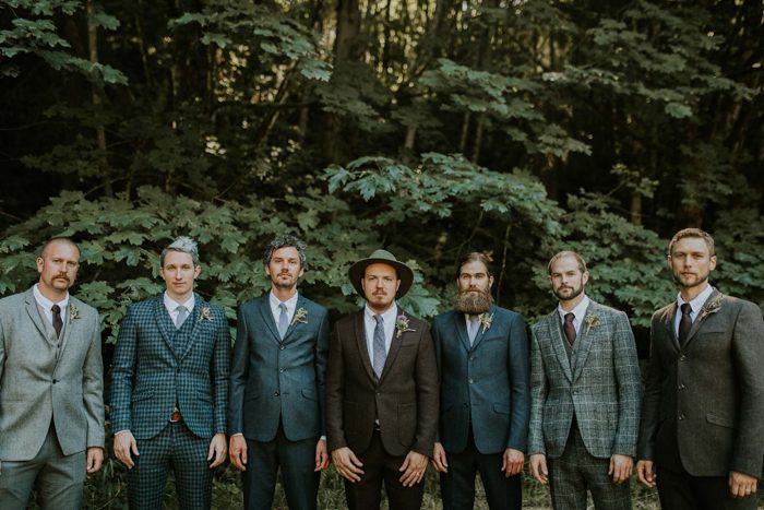 French & Scottish Inspired Woodland Wedding in Washington | Junebug ...