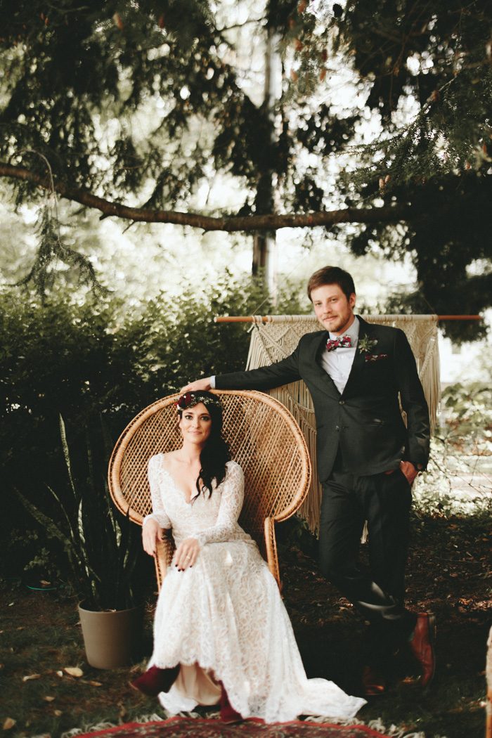 Nature Lovers Will Have Major Heart Eyes for This Elegant Backyard Wedding