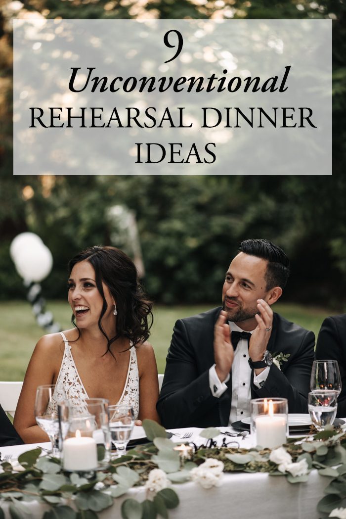 9 Unconventional Rehearsal Dinner Ideas | Junebug Weddings