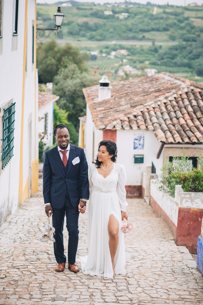 Romantic Portuguese Castle Wedding at Pousada Castelo de Obidos