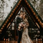 This A-Frame Cabin Elopement Inspiration is the Epitome of The PNW