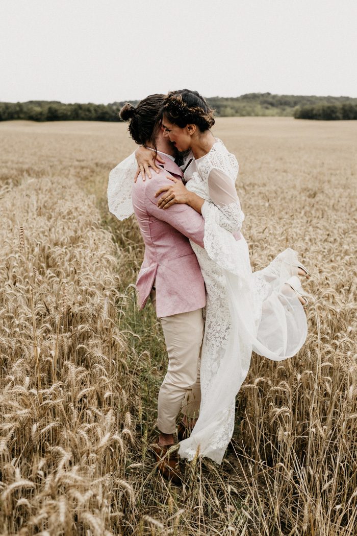 This Carefree French Backyard Wedding is a Total Love Fest | Junebug ...