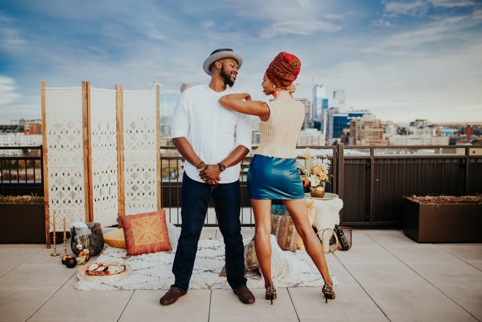 This Rooftop Styled Shoot Was Inspired by Vibrant Nigerian Details ...