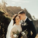 Vintage-Inspired Cannon Beach Wedding with Evergreen Details