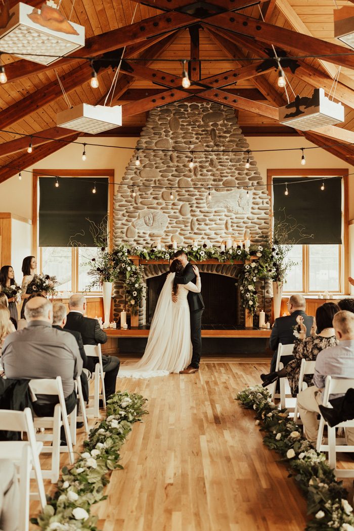 Vintage Inspired Cannon Beach Wedding With Evergreen Details