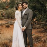 You’ll Love the Desert Tones and Mountain Views in This Bell Rock Elopement