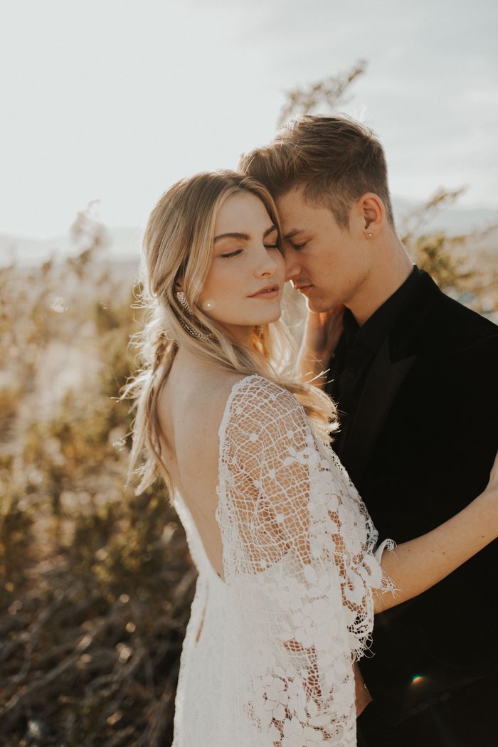 This Black Tie Palm Springs Elopement Took an In-N-Out Detour | Junebug ...