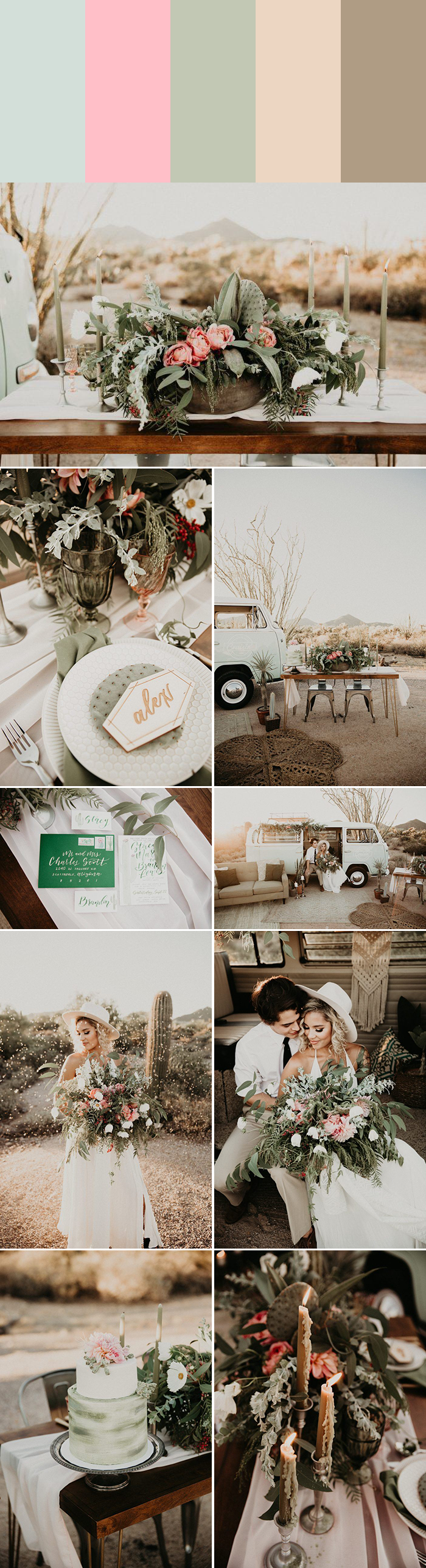 10 Outdoor Wedding Color Palettes Junebug Weddings