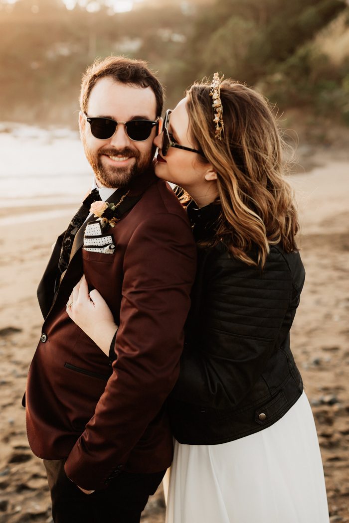 This Stylish Couple Exchanged Emotional Vows at Their Muir Woods