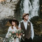 If the Waterfall in This Idaho Hot Springs Wedding Inspiration Doesn’t Blow Your Mind, The Details Will