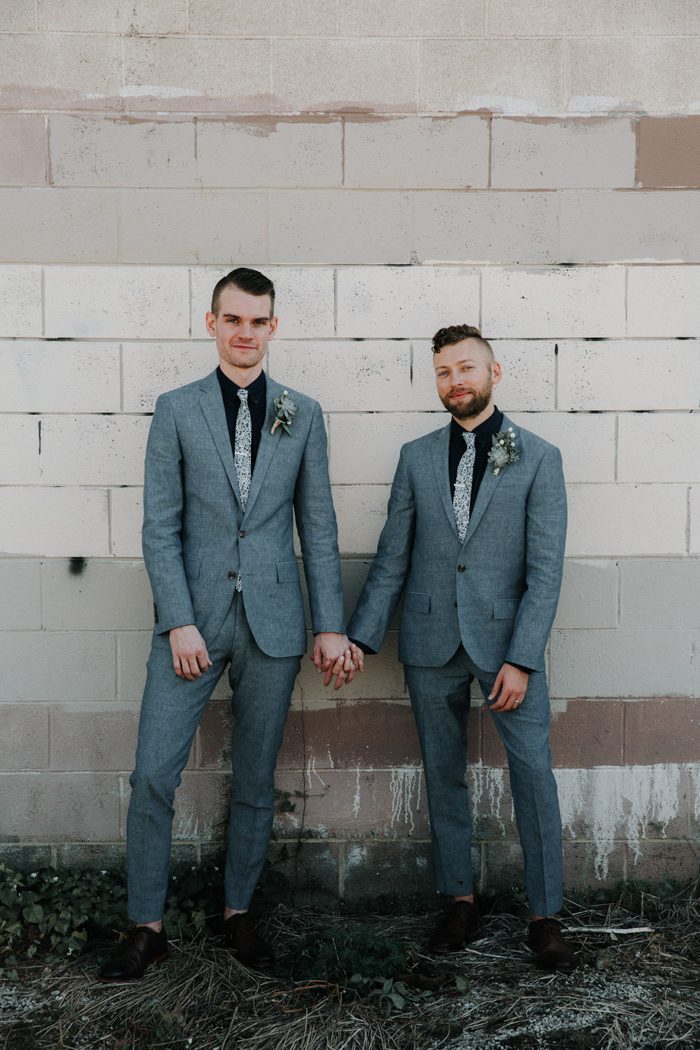 casual gay wedding attire