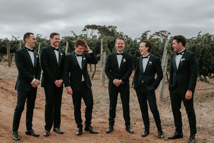 Modern Black and White Margaret River Wedding at Amelia Park Winery ...