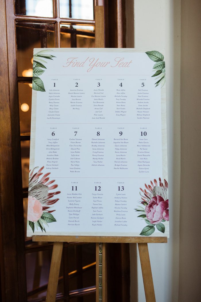 20 Wedding Seating Boards Chart Ideas