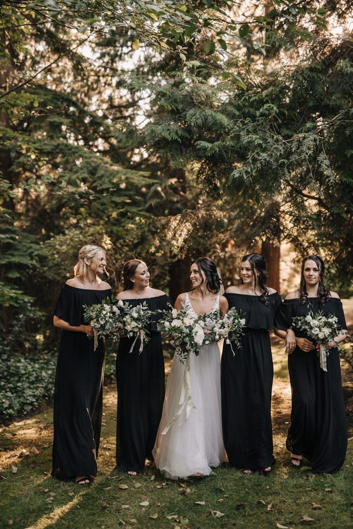 Bhldn black sale bridesmaid dresses