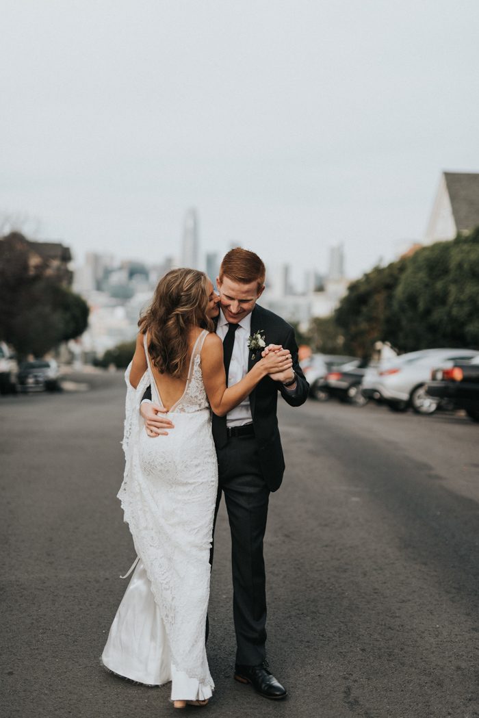 Super Chic Black and White Downtown Wedding at The Pearl SF | Junebug ...