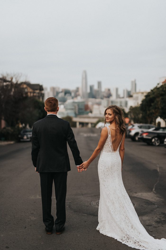 Super Chic Black and White Downtown Wedding at The Pearl SF | Junebug ...