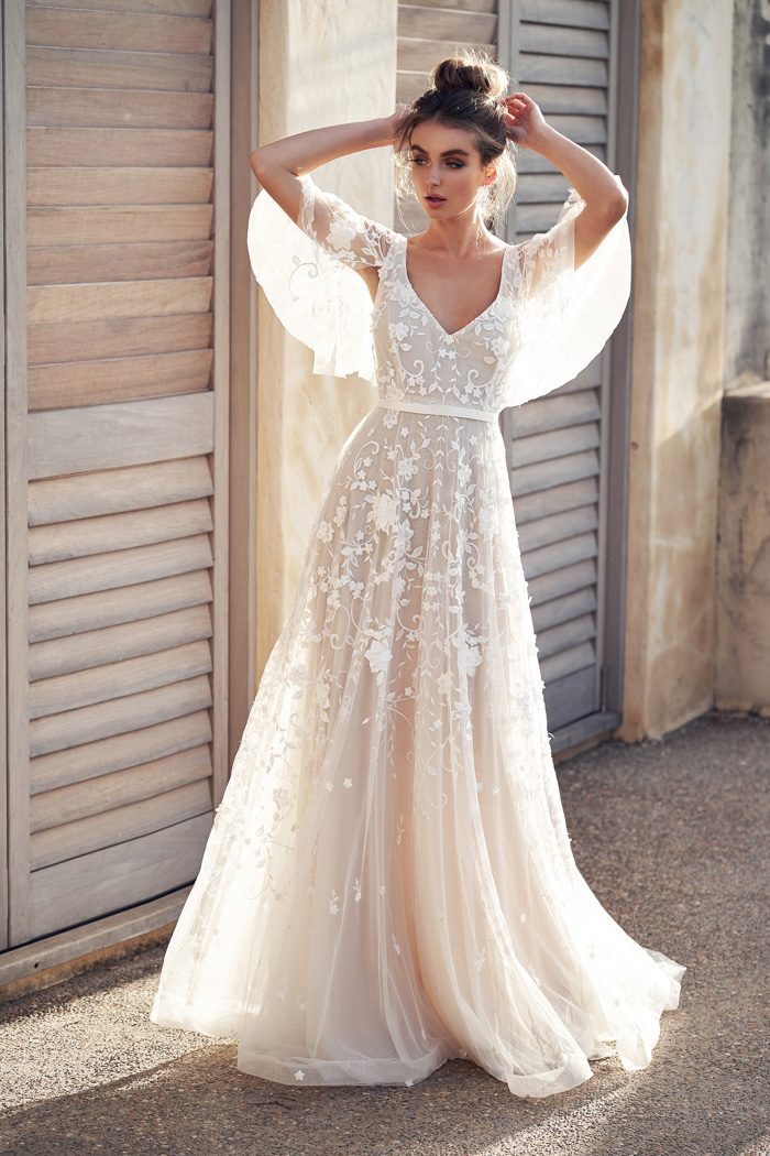 Quiz Which Wedding Dress Style From Anna Campbell s Wanderlust Collection Best Fits Your Personal Style Junebug Weddings