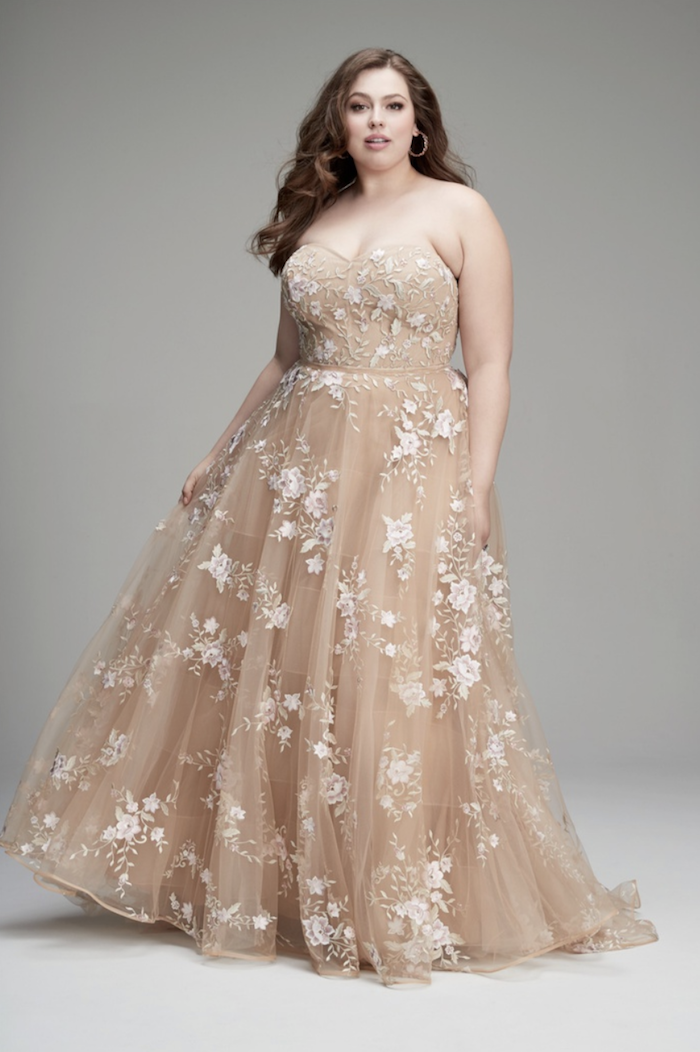 Plus Size Wedding Dresses With Color ...