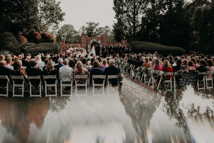 Boho Brides Will Want to Take Notes From This Blush and Navy Carl House  Wedding