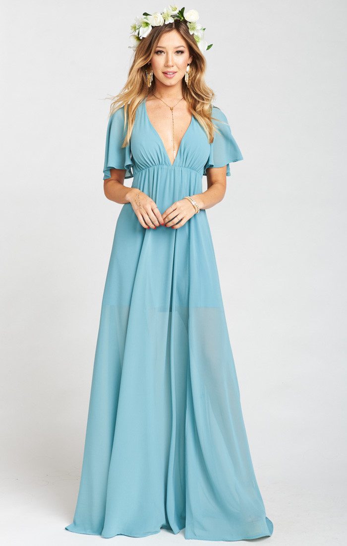 Faye flutter best sale maxi dress