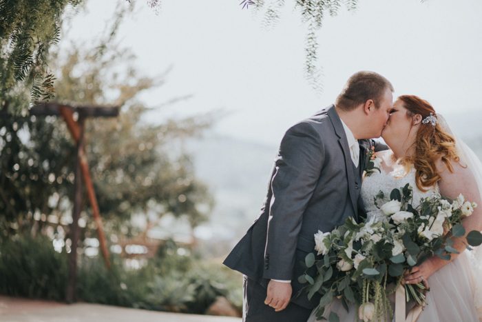 Grey and Dusty Blue Made This Cordiano Winery Wedding  