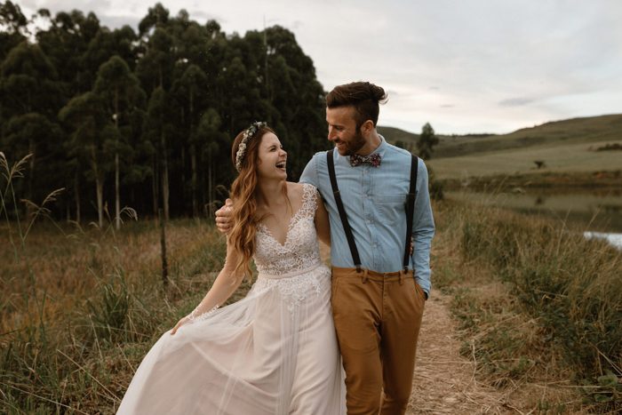 Magical Minimalist South African Forest Wedding At Haycroft Farm