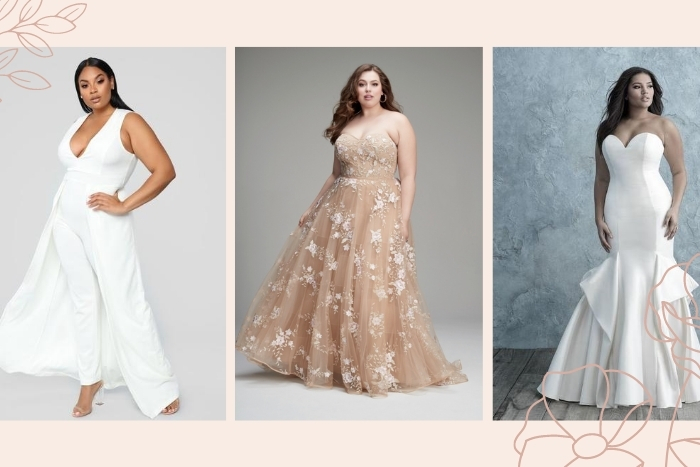 gown for wedding sponsors plus size