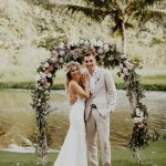 Positively Mesmerizing Blush and Gold Kaua’i Destination Wedding at Hanalei Bay