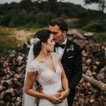 Rustic Chic Portuguese Wedding at Areias do Seixo in Gold and Peach
