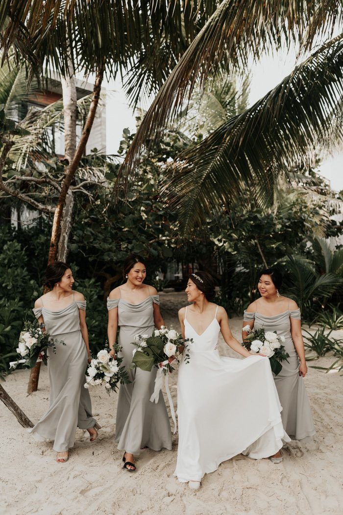 Sophisticated Tropical 20-Guest Wedding at Sanara Tulum | Junebug Weddings