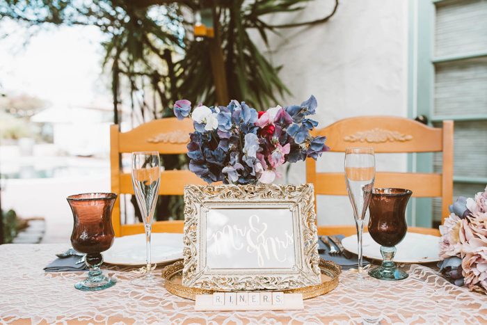 This Eclectic Wedding at Home Came to Life with Thrift Store Finds