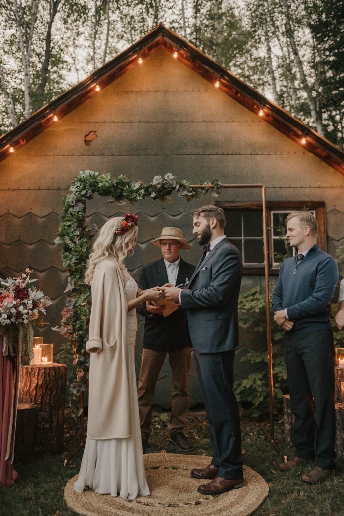 Ideas For Copper Pipes Wedding Ceremony Arches