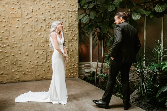 One Couple Planned a Stylish Black-and-White Wedding in Los Angeles