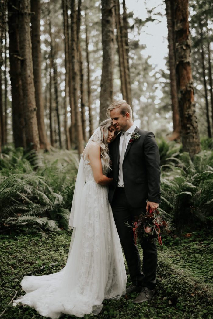 Enchanting Ecola State Park Elopement on the Oregon Coast | Junebug ...