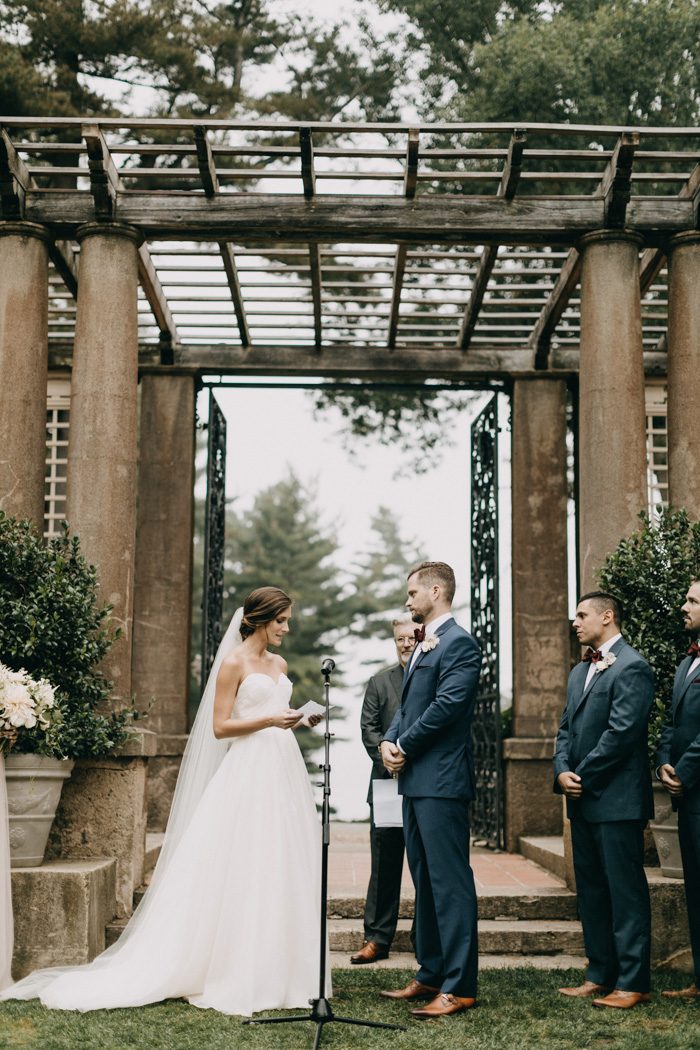 Ipswich Garden Wedding at The Crane Estate in Neutral Tones