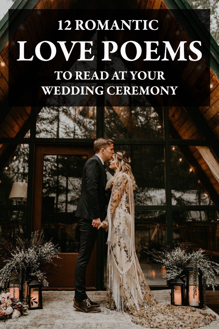 12 Romantic Love Poems To Read At Your Wedding Ceremony