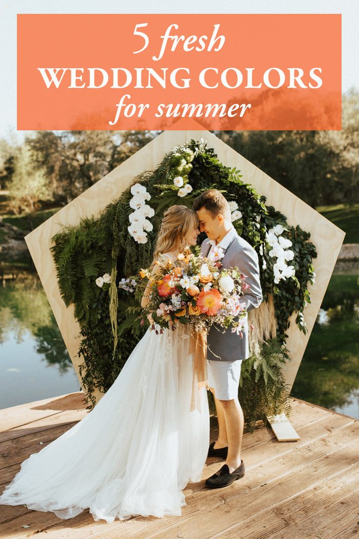 summer wedding colors