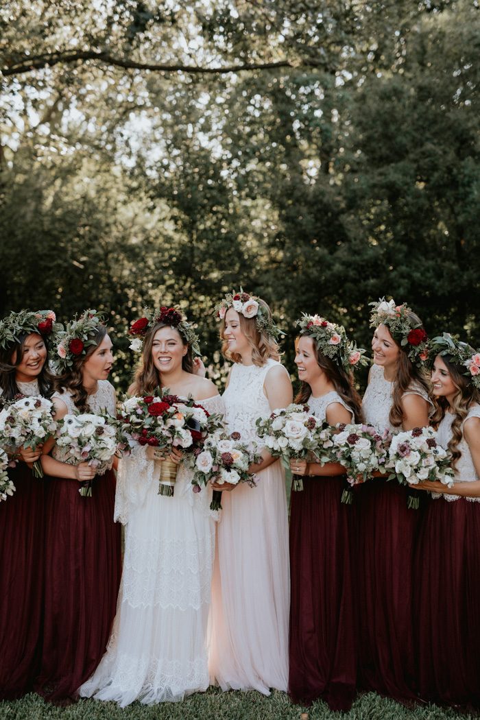 This Bohemian Backyard Wedding in Dallas Has Larger Than Life Blooms ...