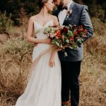 This Couple Spiced Up Their Industrial Southern Bleachery Wedding with an Autumn Color Palette