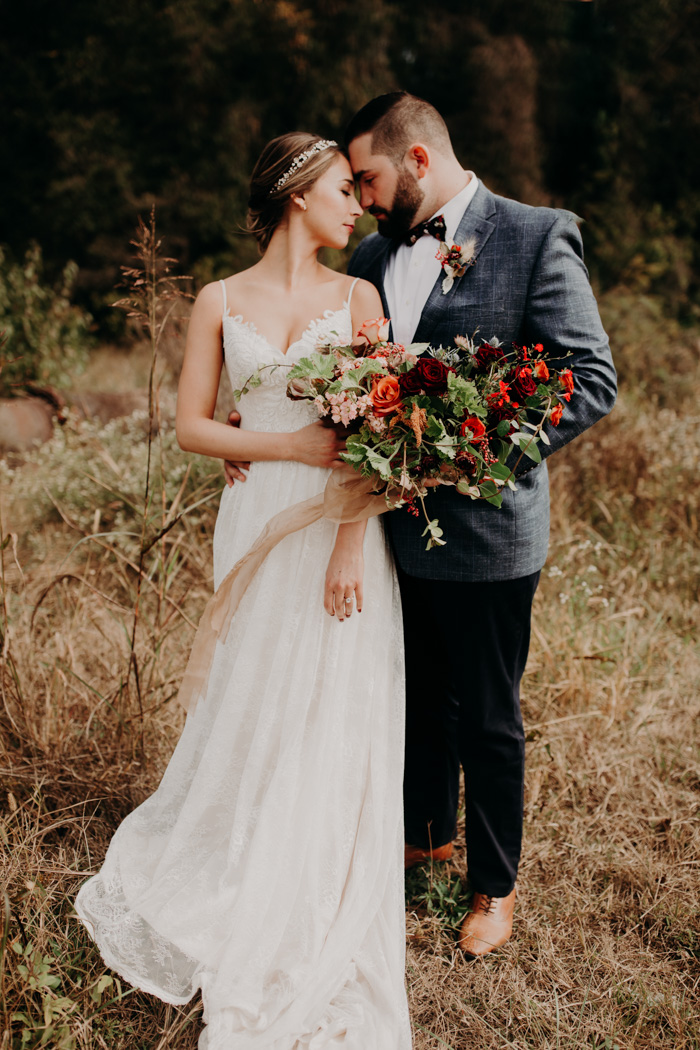 This Couple Spiced Up Their Industrial Southern Bleachery Wedding