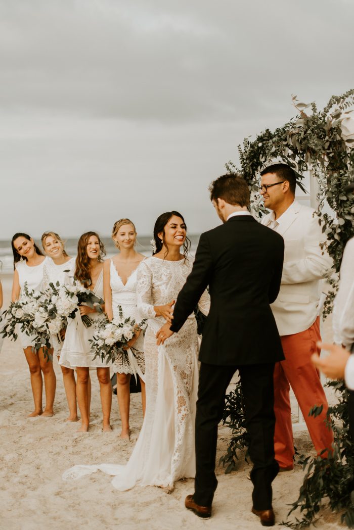 This Saint Augustine Beach Wedding Takes Oceanside Styling to the Next ...